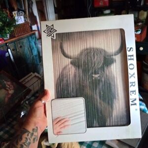 SHOXREM Highland Cow Print Picture 12" X 16" NIB